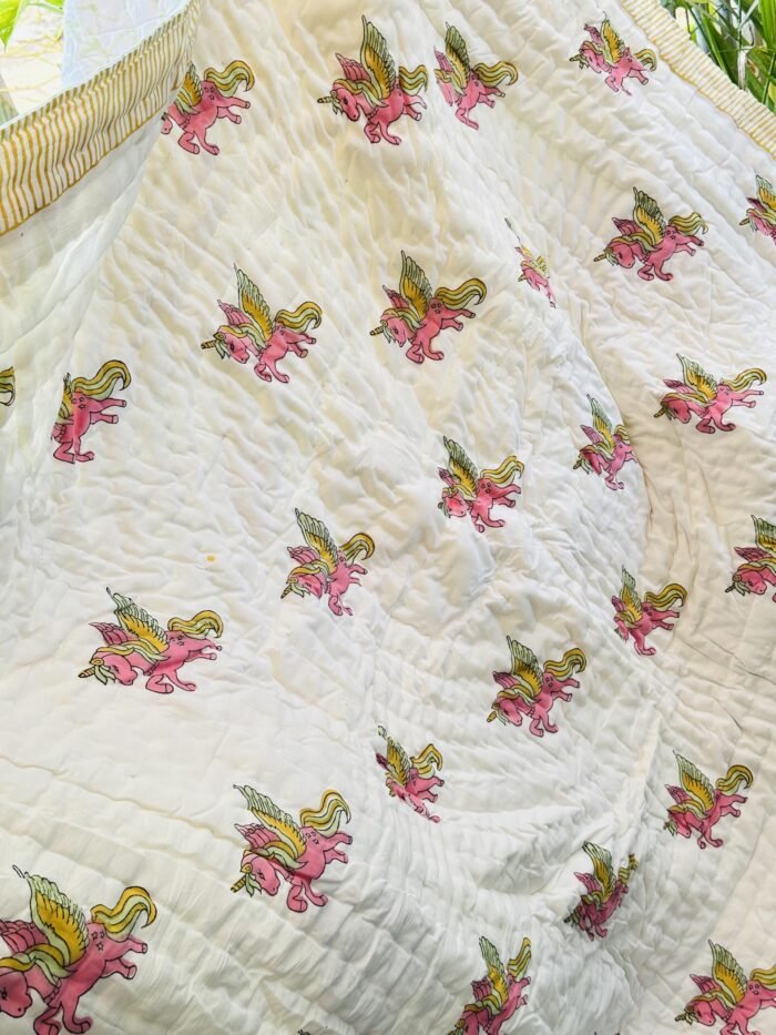 Unicorn Baby Quilt -